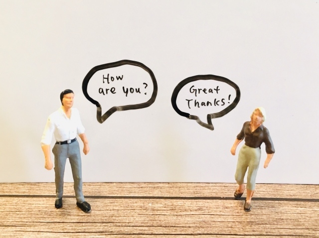 英会話をする人